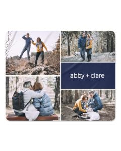 4 Grid Customized Photo Blanket