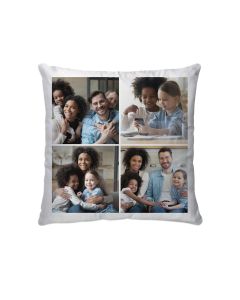 4 Photo Collage Personalized Photo Pillow