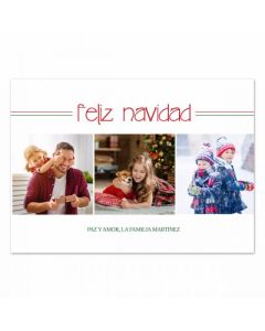 Feliz Family Custom Photo Card