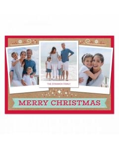 Merry Photos Customized Photo Christmas Card