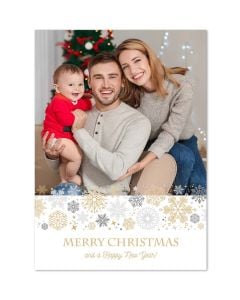 Snowflakes Christmas Card