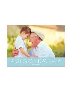 Best Grandpa Customized Card