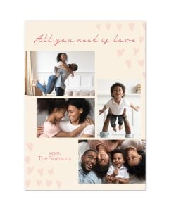Cursive Customized Valentine's Day Card