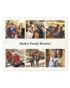 6 Grid Personalized Photo Blanket