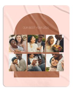 Arch Collage Photo Blanket