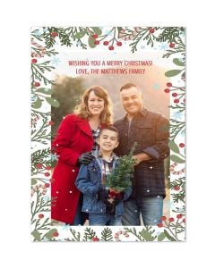 Christmas Holly Card