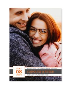 Classic Custom Save The Date Card