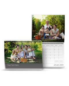 Classic Taupe Custom Photo Calendar