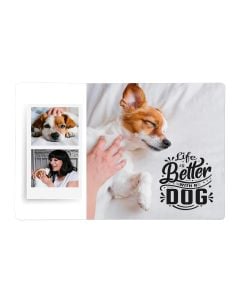 Life Is Better With a Dog Photo Magnet