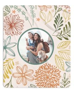 Floral Photo Blanket