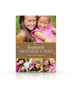 Happiest Customized Mother's Day Card