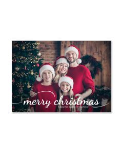Script Merry Christmas Card