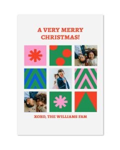 Christmas Grid Card