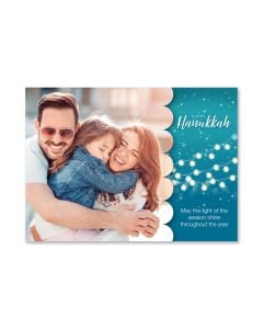 Lights Happy Hanukkah Card