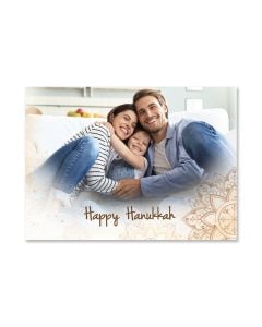 Mandala Happy Hanukkah Card