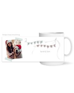Merry Merry Customized Photo Mug