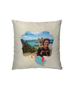 Bird in Love Custom Photo Pillow