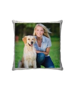 Classic Damask Custom Photo Pillow