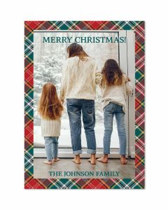 Plaid Christmas Card