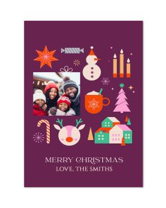 Retro Christmas Card