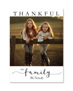 Thankful Thanksgiving Card