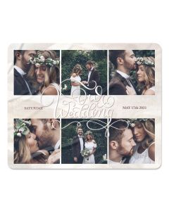 Wedding Personalized Photo Blanket