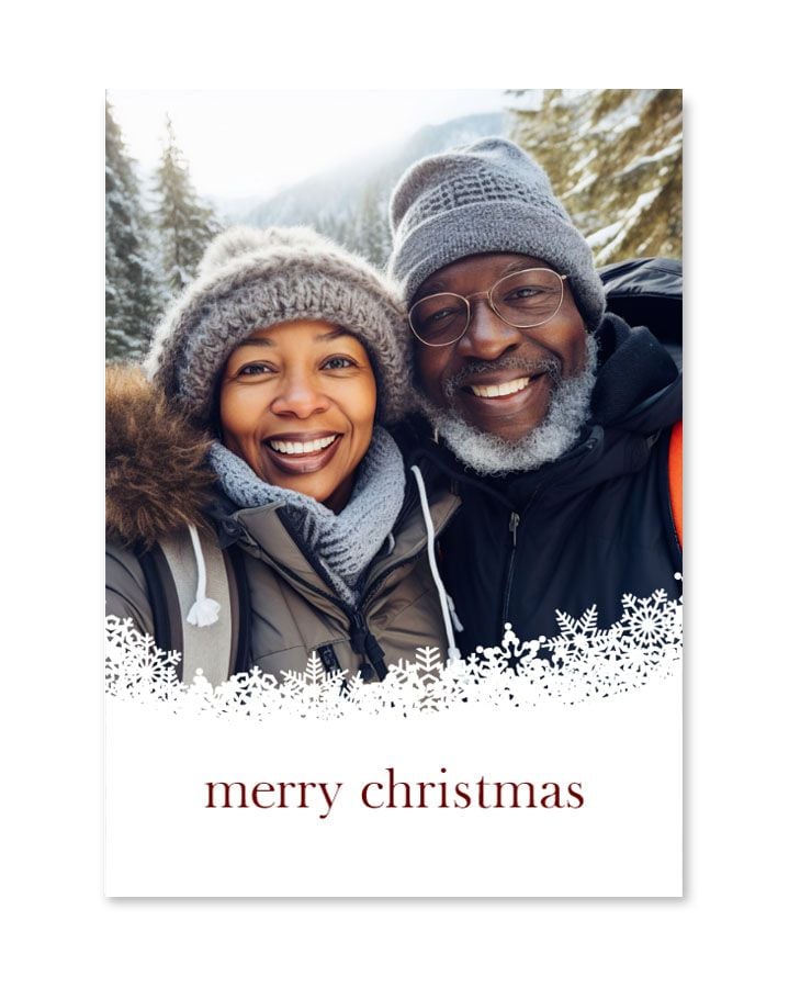 photo sleeve christmas cards Wreath Christmas Card Holder